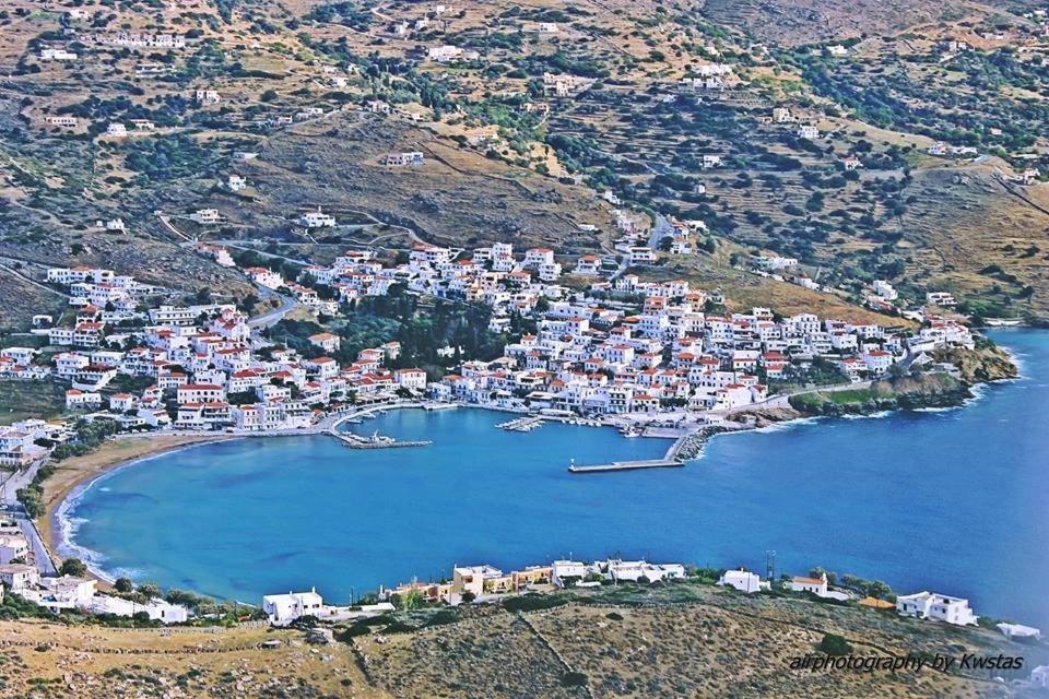 Villa Bonatsa Andros Home Batsíon Exterior photo